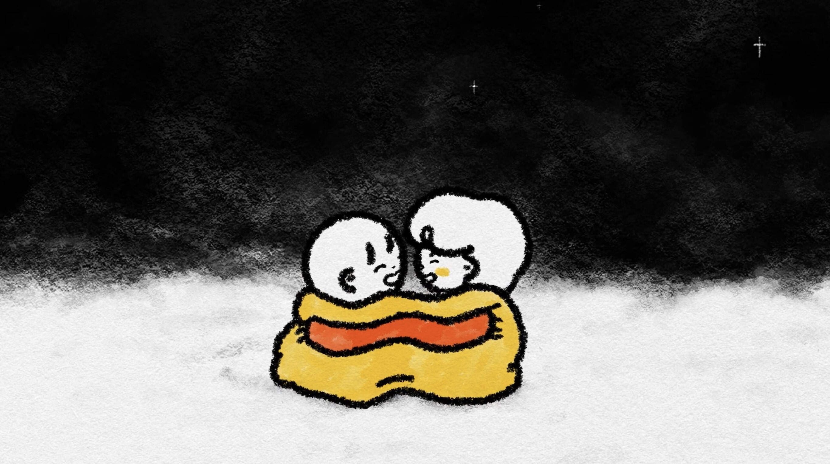 이불을 뒤집어쓴 아이 / A Child Covered in a Duvet
