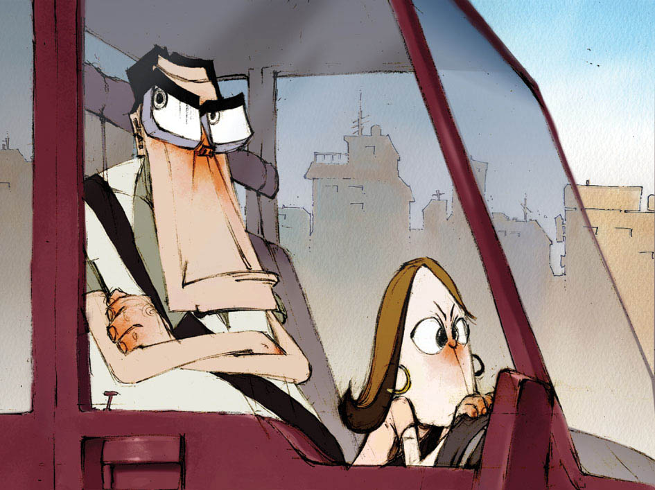 아빠가 딸에게 처음 운전대를 맡긴 날 / The First Day, Father Let His Daughter Drive 